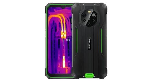 Robuste téléphone bl8800 pro 6. 58 téléphone incassable 5g nfc avec caméra thermique 8 go+128 go ip68 étanche 8380mah 50mp - vert