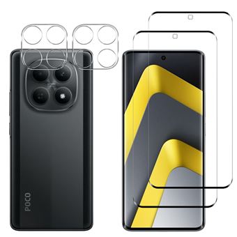 Verre Trempé pour Xiaomi Poco M8 5G et Protection Caméra [Pack 2] Film Vitre Protection Phonillico® - 1