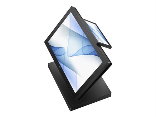 HP Engage - Affichage client - 6.6 - écran tactile - 1400 x 720 - 400 cd/m² - 1000:1 - 25 ms - USB - noir - USB - pour Engage One Essential