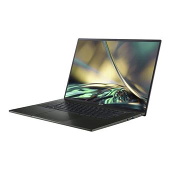 Acer Swift Air SFA16-41 - AMD Ryzen 5 - 6600U / jusqu'à 4.5 GHz - Win 11 Home - Radeon Graphics - 16 Go RAM - 512 Go SSD - 16" OLED 3840 x 2400 (WQUXGA) - Wi-Fi 6E - noir olivine - clavier : Suisse Allemand