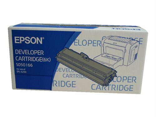 Epson S050166 - noir - originale - cartouche de développeur