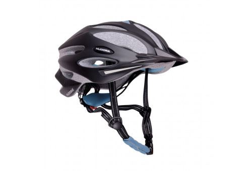 Hudora - Casque De Vélo En Granite - Taille 55-58 - Noir/Bleu