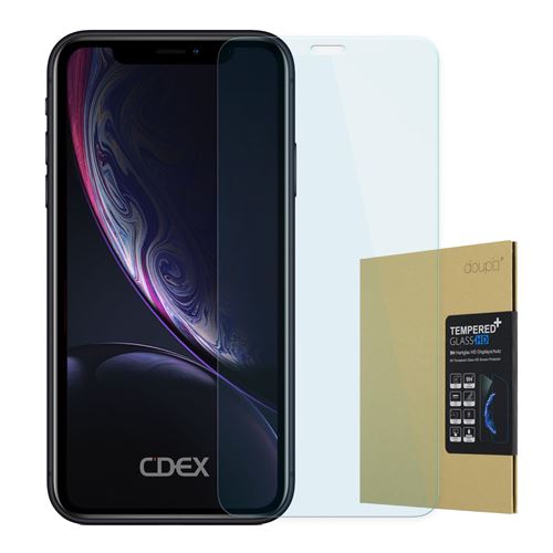 doupi Verre Protection pour iPhone Xr (iPhone 10r) 6,1 pouces, Prime 9H HD 3D Touch Trempé écran protecteur