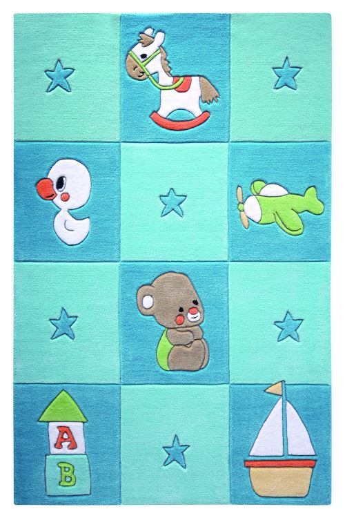 Tapis enfant rose Newborn par Smart Kids 150x220