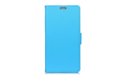Etui portefeuille bleu Huawei P-Smart rabat latéral fonction stand