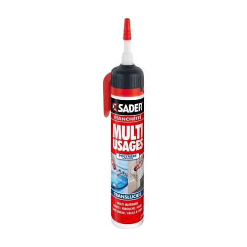 Mastic multi-usage silicone gachette 200ml Translucide