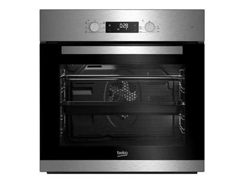 Beko BIR22304XC - Four - intégrable - largeur : 59.4 cm - profondeur : 56.7 cm - hauteur : 59.5 cm - avec système auto-nettoyant - classe A - acier inoxydable