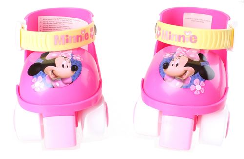 Disney patins à roulettes Minnie Mouse filles rose/blanc taille 23-27