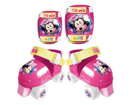 Disney patins à roulettes Minnie Mouse filles rose/blanc taille 23-27