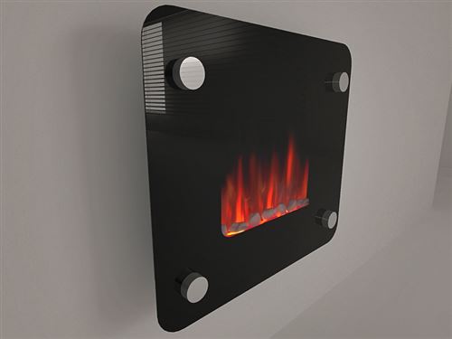 PURLINE - PIXIE_M5R - Chauffage - Insert électrique chauffant 900/1800 w, soufflant Purline-Flammes virtuelles