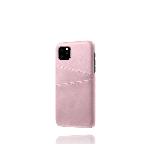 Coque en cuir antichoc avec double fente pour Apple iPhone 11 Pro 5.8 - Or