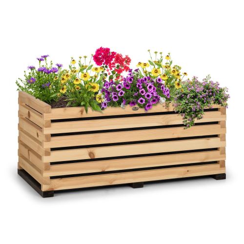 Blumfeldt Modu Grow 100 Carré potager surélevé 225 litres , 100 x 50 x 45 cm , bois de pin massif