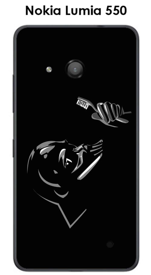 Coque Nokia Lumia 550 design dark-tees