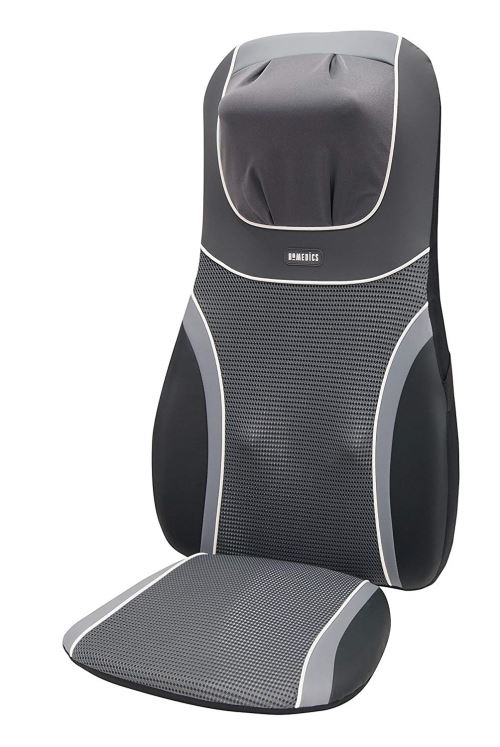 Homedics Sensa Touch de bmsc 4600h de massage/chaise de, 3 programmes, avec chaleur infrarouge, avec nuque Shiatsu partie, gris/noir