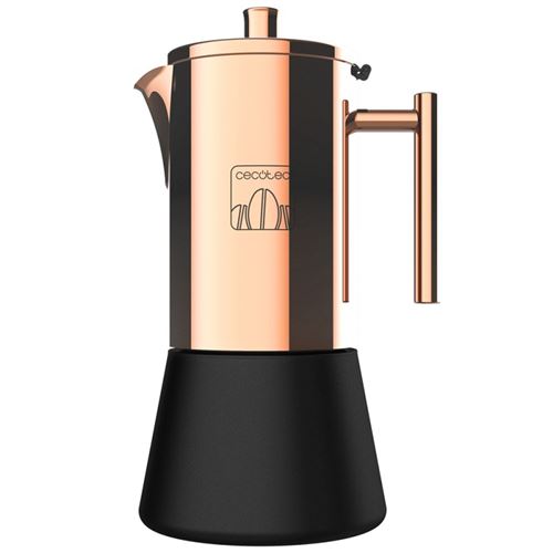 Cafetière italienne Cecotec Moking 400 Cuivre, en acier, 200 ml
