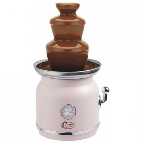Bestron Fontaine à chocolat ACF700P Rose