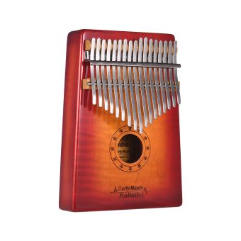 Marron Bois Massif Kalimba Kalimba Instrument Kalimba Misifu avec Accessoires pour Enfants Adultes Débutants 17 Touches KINBOM 1pcs Piano à Pouce Kit
