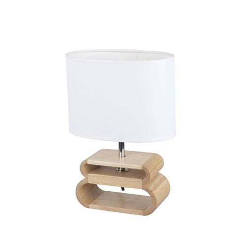 COREP Lampe a poser Oslo Lin B - Empilement bois