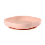 Assiette silicone ventouse light pink - beaba