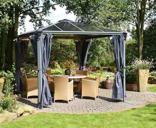 Palram Canopia Palermo 3000/ 3600 Gazebo Curtains