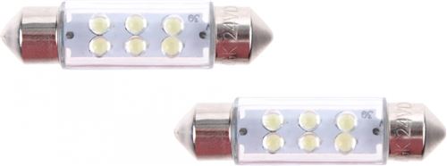 Grundig ampoules LED de camion C5W 36mm 24V 2 pièces blanches