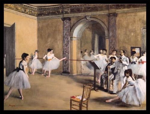 Poster Reproduction Encadre Edgar Degas Le Foyer De La Danse A