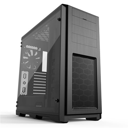 Phanteks Noir Enthoo Pro Tempered Glass - Tour - Atx Étendu - Panneau Latéral Fenêtré (Verre Trempé) - Pas D'alimentation - Satin - Usb/Audio - Image 1