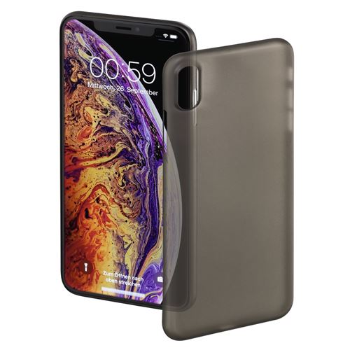 Hama Essential Line Ultra Slim - Coque de protection pour téléphone portable - plastique - noir - pour Apple iPhone XS Max