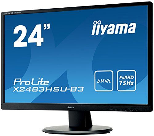 Iiyama X2483HSU-B3 Ecran PC LED 24 1920X1080 Pixels Full HD 10 ms Noir