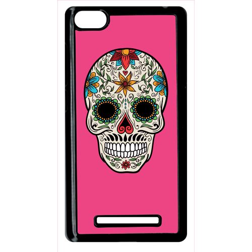 Coque Xiaomi Mi 4i Crane Couleurs Fond Rose