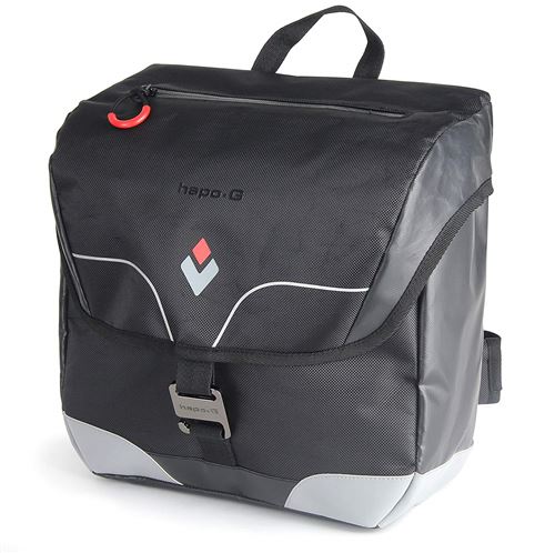 Hapo-G 11202174 Sacoche de Guidon Mixte Adulte, Noir