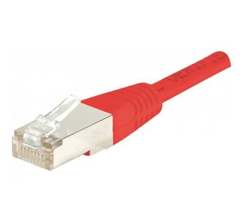 Cordon Patch RJ45 FTP CAT5e Rouge - 0,30 M