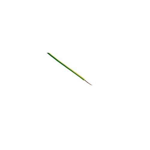 Fil d'alimentation électrique HO7V-U 1,5mm² Vert/Jaune - 25m