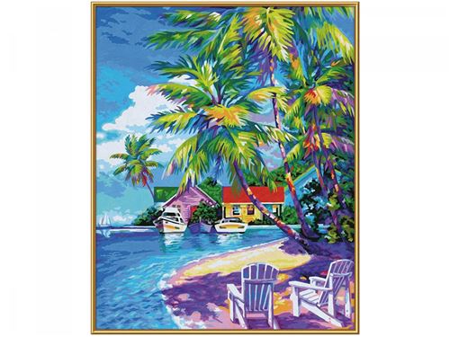 Schipper - Peinture aux numéros - Sunny Caribbean 40x50cm -