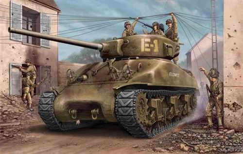 Hobby Boss - U.S. M4A1 76(W) Tank - Modèle Réduit - Échelle 1:48 - Image 4