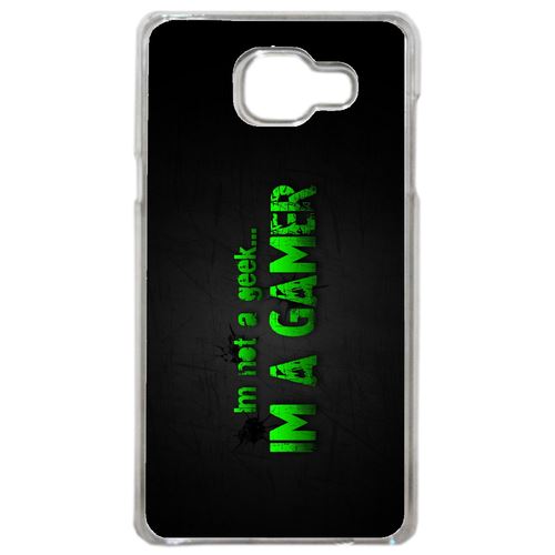 Coque Citation Geek Gamer Compatible Samsung Galaxy A3 2016 Transparent