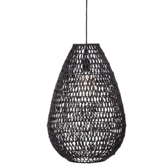 Suspension corde Etel noir Atmosphera - 1