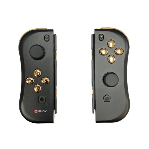 1 paire Contrôleurs de jeu Joy-con compatible pour Console Nintendo Switch-Rouge+Bleu modèle D