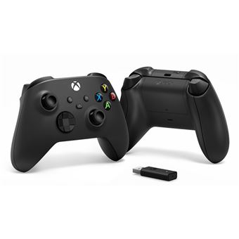 Manette Xbox Séries X avec adaptateur sans-fil Windows 10 Noir