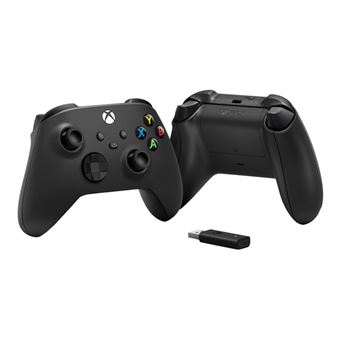 Manette Xbox Séries X avec adaptateur sans-fil Windows 10 Noir
