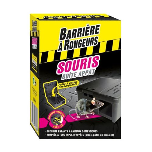barriere a rongeurs boîte appât souris