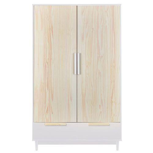 Armoire Portes 2 Tiroirs Tempo