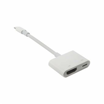 Adaptateur USB Lightning vers HDMI pour iPhoneiPad vers TV, 6 dans 1  Adaptateur de caméra USB vers iPhone Adaptateur iPad avec adaptateur HDMI,  SD 