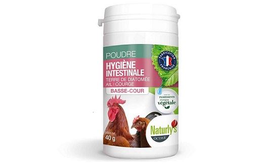 Naturly's - Poudre Hygiène Intestinale pour Basse-cour