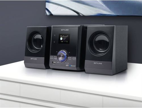 Micro Chaîne HiFi MUSE M38BT Avec Bluetooth, CD Et Radio FM