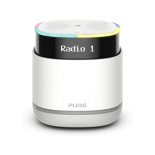 Pure StreamR - Enceinte sans Fil Portable avec Assistant Vocal Alexa et Diffusion Bluetooth (Gris Clair)