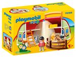 Playmobil 1.2.3 70180 Centre équestre transportable