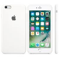 Coque Apple pour iPhone 6s en silicone Blanche