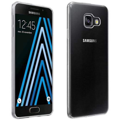 Coque Samsung Galaxy A3 2016 Coque Silicone Gel coin renforcée - Transparente