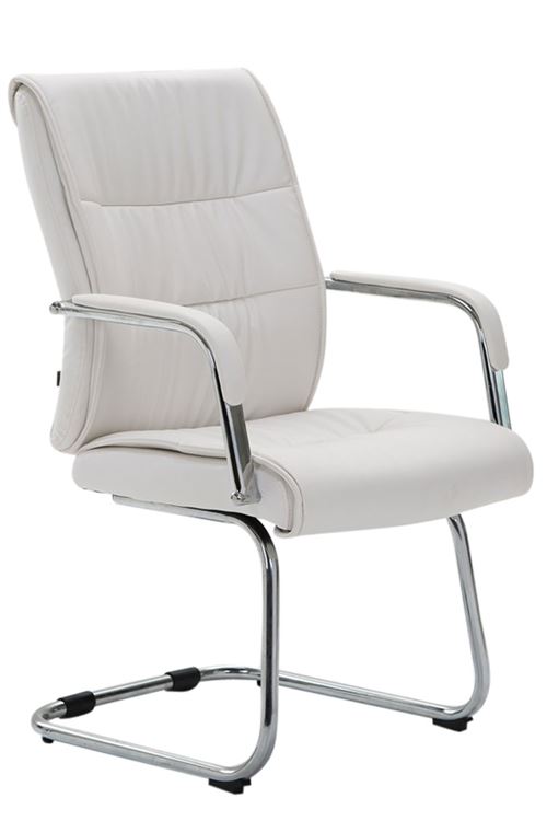 Chaise oscillante Sievert en similicuir , Blanc